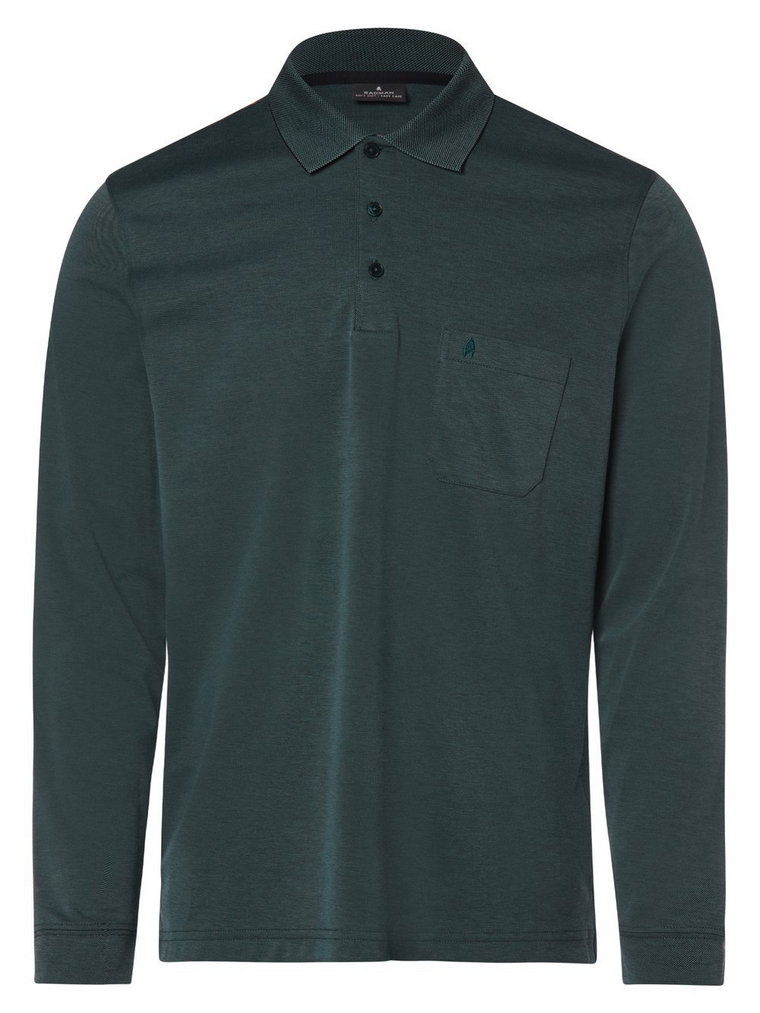 Ragman - Męska koszulka polo, niebieski|zielony