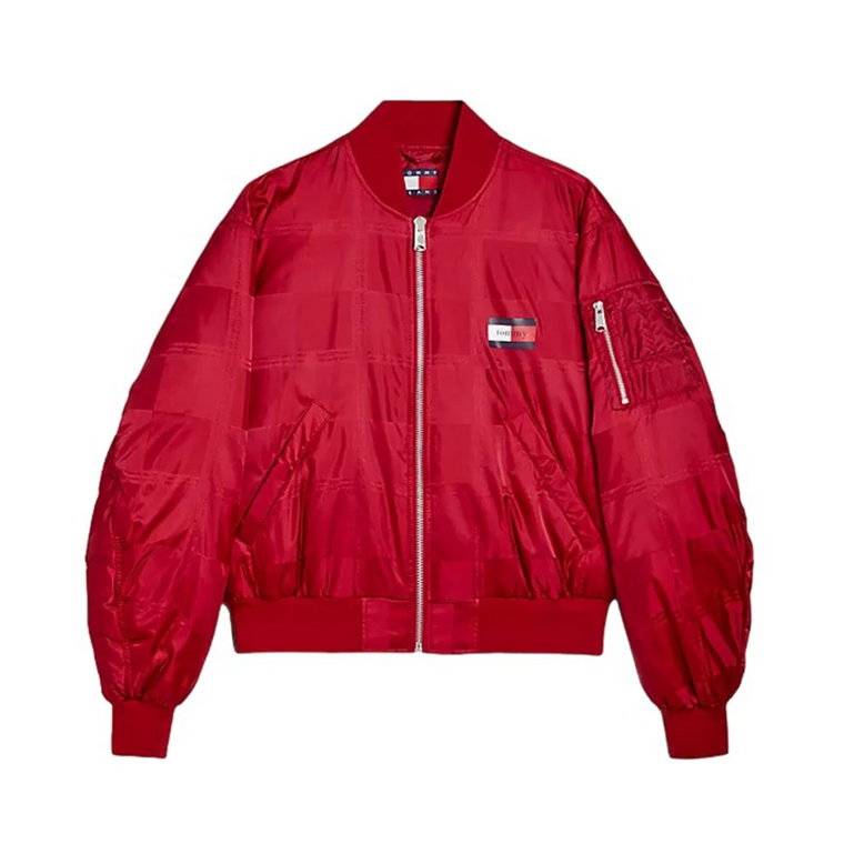 Kurtka Bomber w Kwadraty Tommy Hilfiger