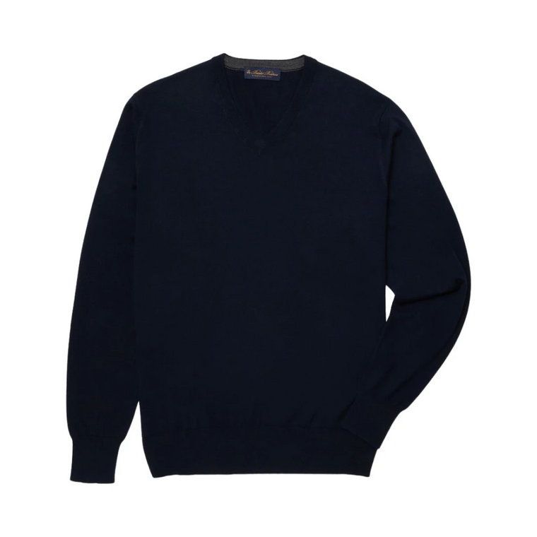 Sweter merino uld v-hals Brooks Brothers