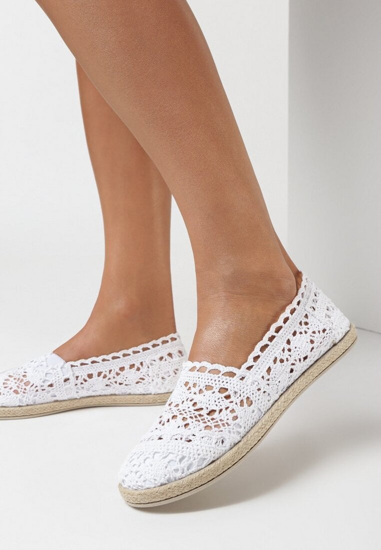 Białe Espadryle Satisfyinglys