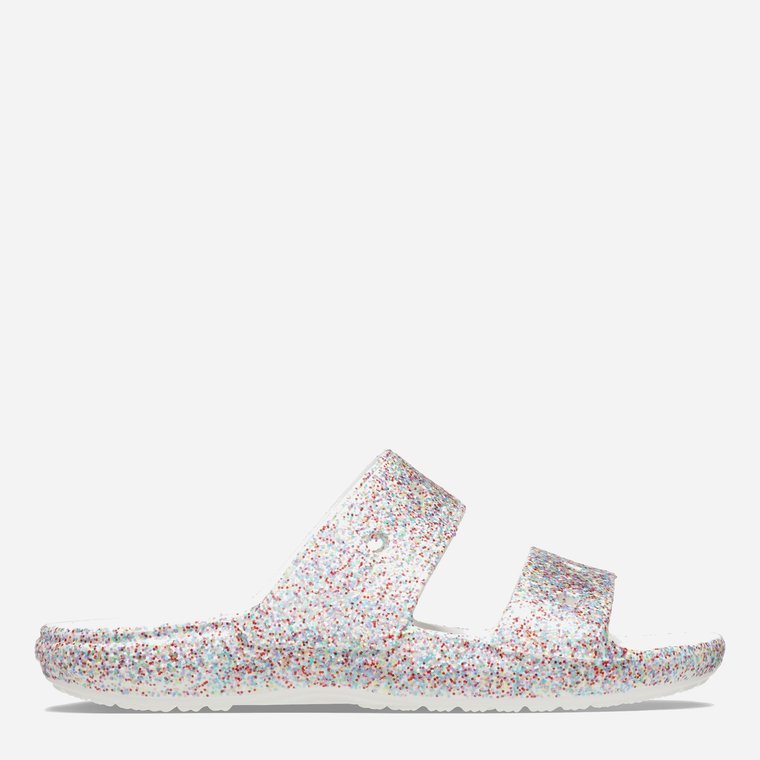 Klapki dziecięce dla dziewczynki Crocs Classic Sprinkle Glitter Sndlk CR208584 32-33 Wielokolorowy (196265328499). Klapki dziewczęce