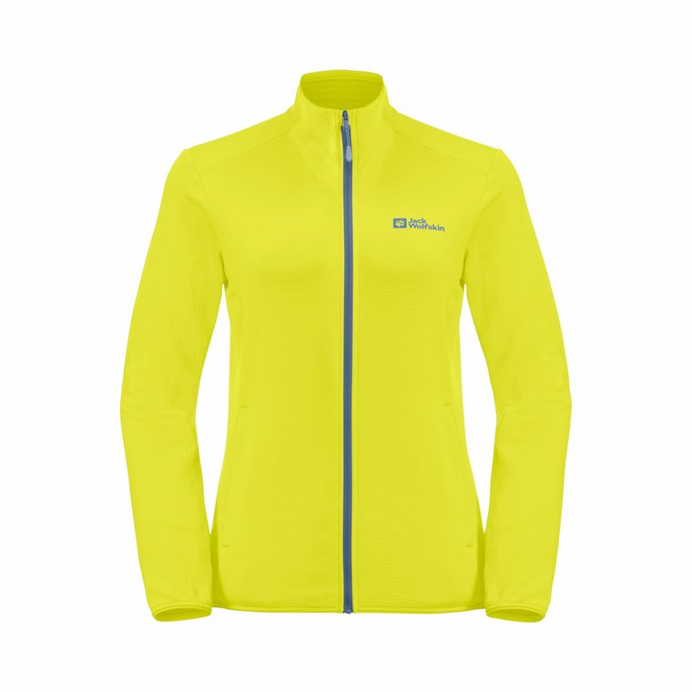 Damska bluza polarowa Jack Wolfskin KOLBENBERG FZ W firefly - XS