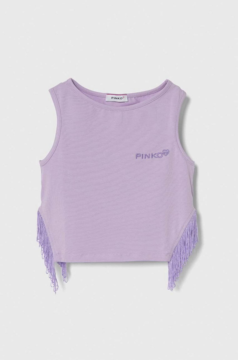 Pinko Up top dziecięcy kolor fioletowy