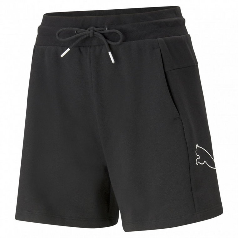 Damskie spodenki dresowe Puma Power Colorblock High-Waist Shorts - czarne