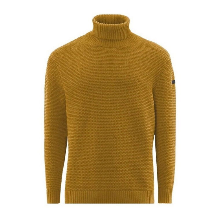 Sweter z golfem, Ciemnożółty RRD