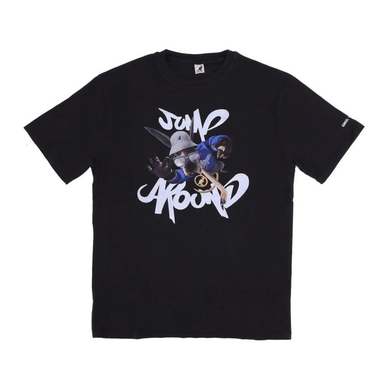 Limitowana edycja Jump Around Tee Czarny Kangol