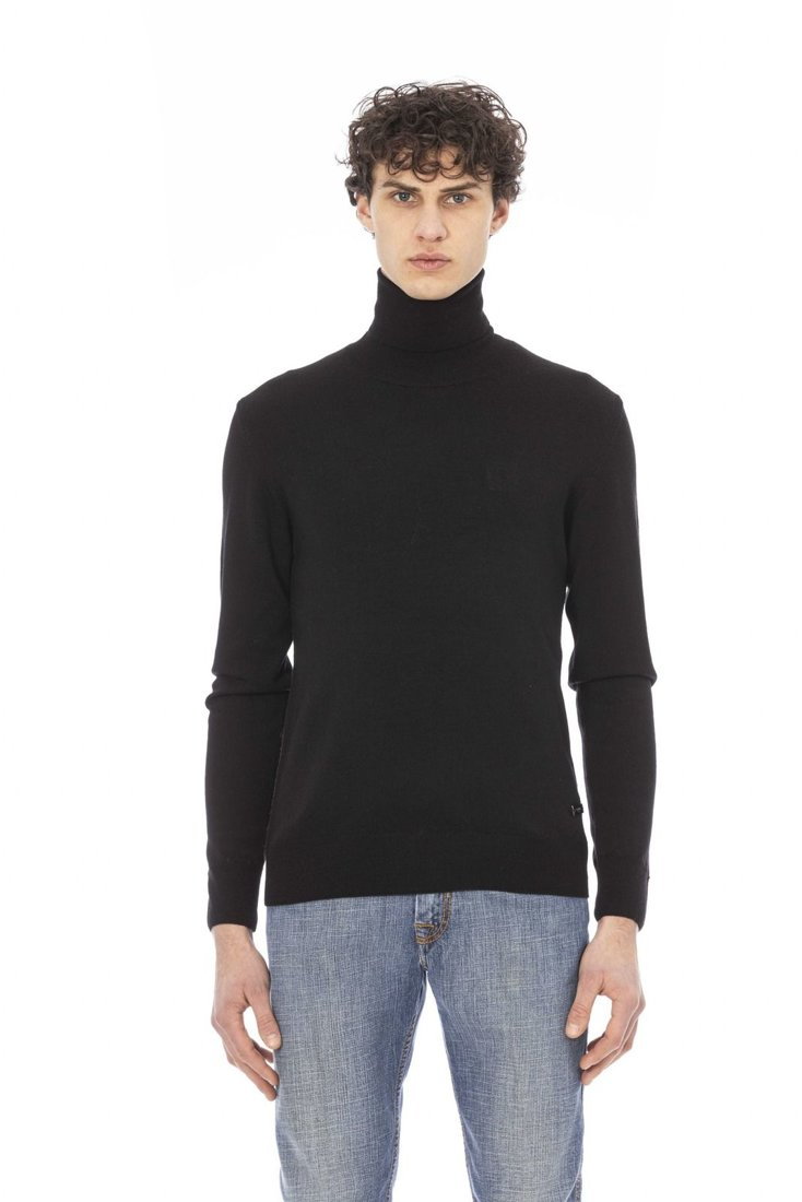 Swetry marki Baldinini Trend model DV2510_TORINO kolor Czarny. Odzież męska. Sezon: Cały rok