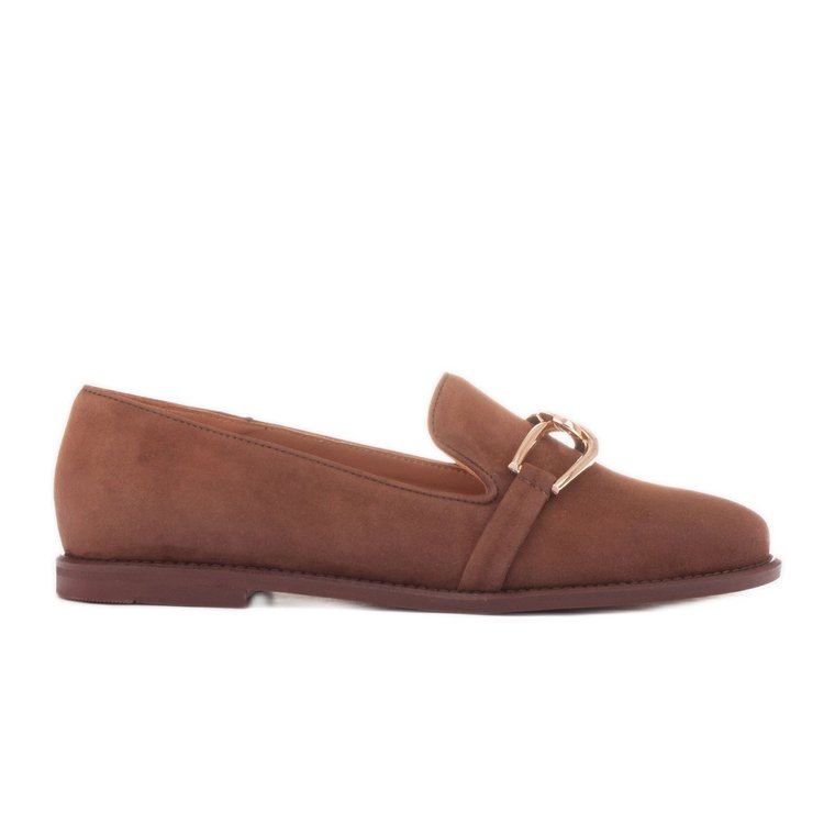 Marco Shoes Slippersy Girona brązowe