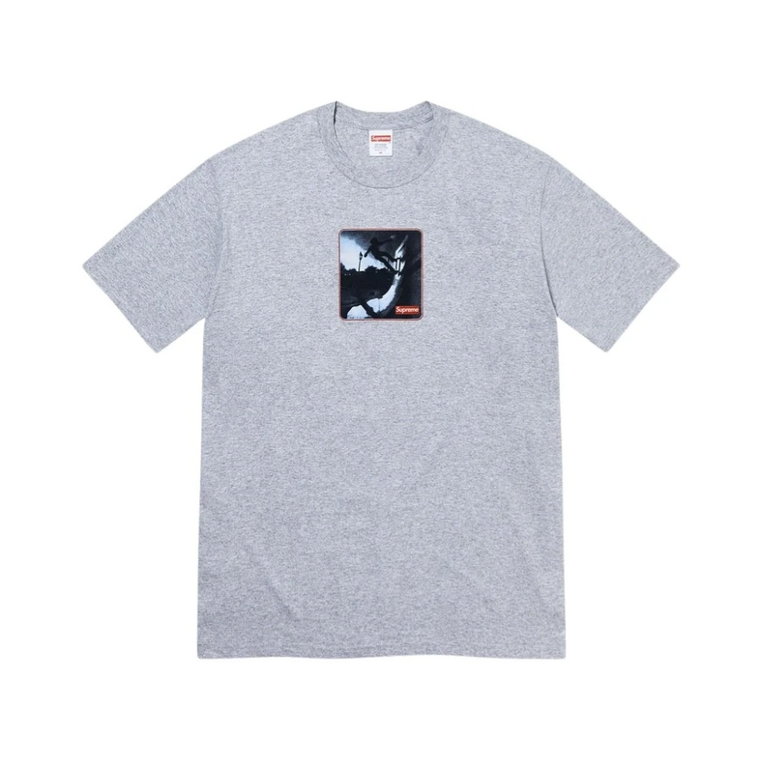 Szara koszulka Shadow Tee Heather Grey Limited Edition Supreme