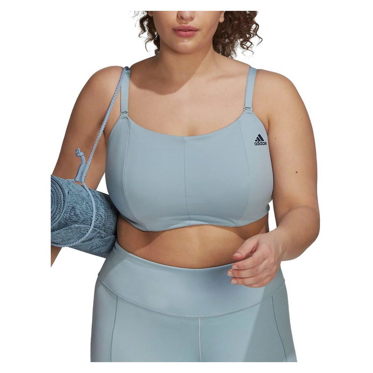 Biustonosz sportowy adidas Yoga Studio Light Support Bra Plus Size HF5069