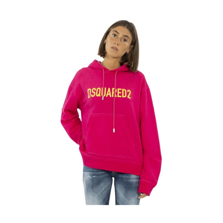 Oversized Logo Hoodie Dsquared2