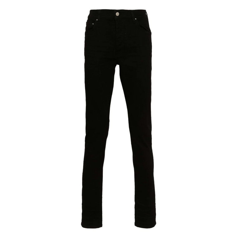 Czarne Skinny Stretch Jeansy Amiri