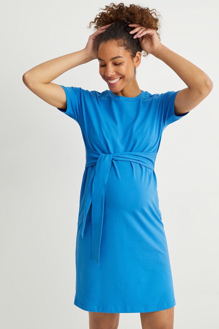 C&A Sukienka ciążowa, Niebieski, Rozmiar: XL