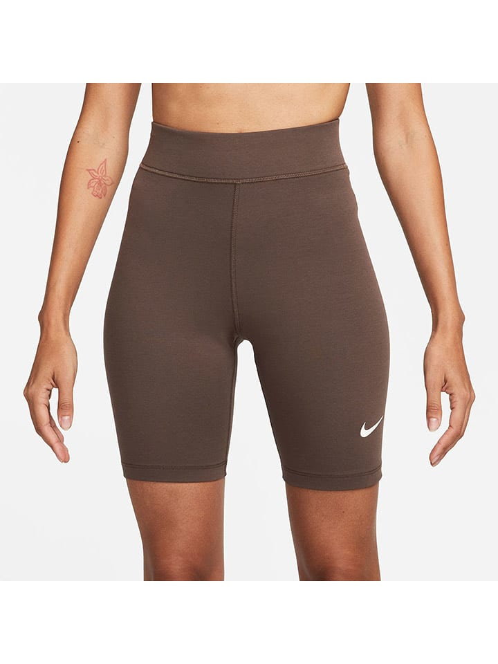 Nike Szorty kolarskie w kolorze brązowym