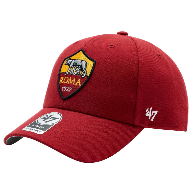 47 Brand AS Roma Cap ITFL-MVP01WBV-TJH, Męskie, Czerwone, czapki z daszkiem, poliester, rozmiar: One size