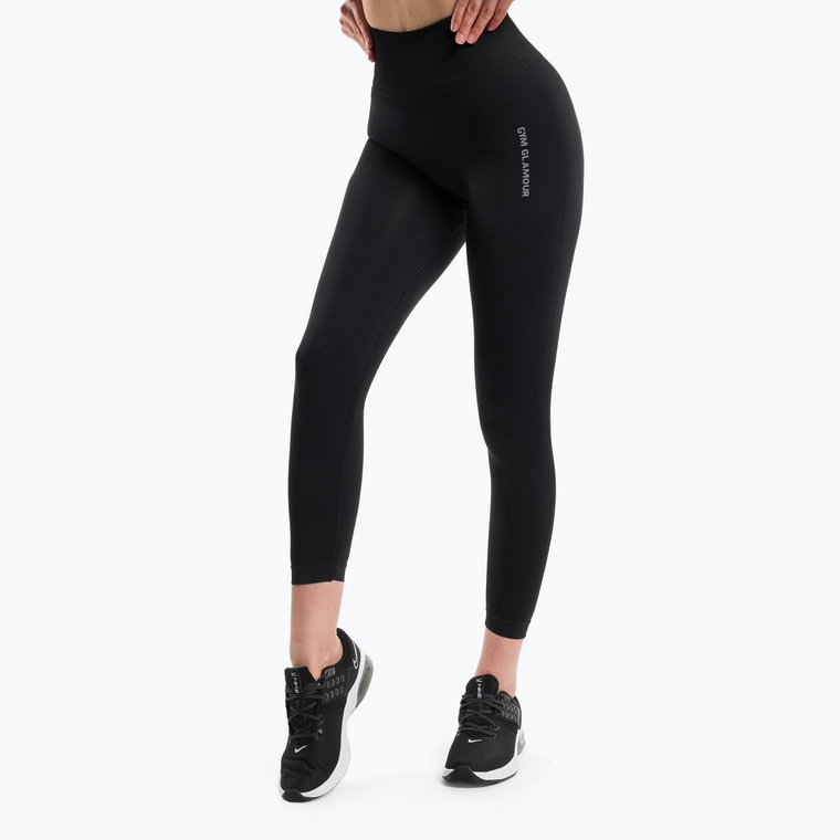 Legginsy treningowe damskie Gym Glamour Compress black