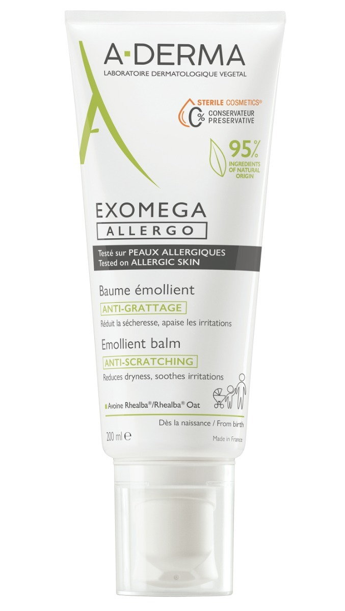 A-Derma Exomega Allergo Balsam emolient, 200 ml