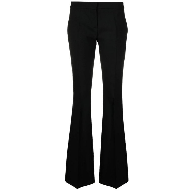 Spodnie z Rozszerzanymi Nogawkami w Kolorze Czarnym Blumarine