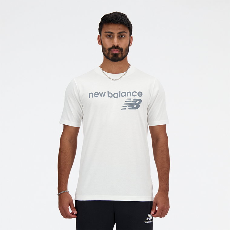 Koszulka męska New Balance MT41905WT  biała