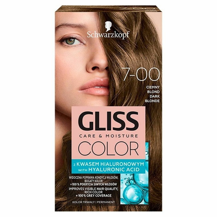 Gliss Color 7-00 Ciemny Blond - farba do włosów 1 szt.