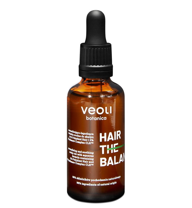 Veoli Botanica Hair The Balance normalizująco-łagodząca wcierka wodna do skalpu 50 ml