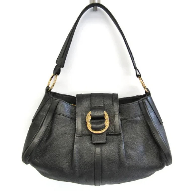 Pre-owned Leather shoulder-bags Bvlgari Vintage