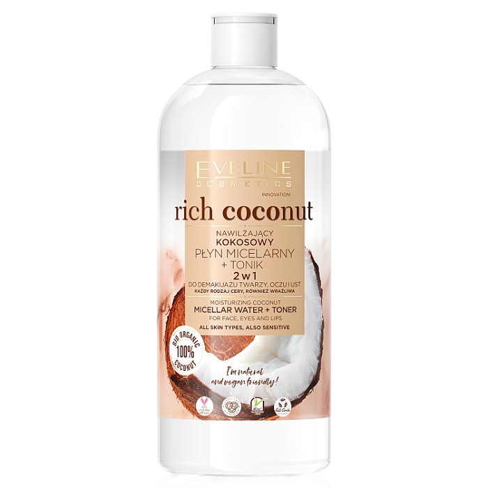 Eveline Rich Coconut Płyn-tonik micelarny 500ml