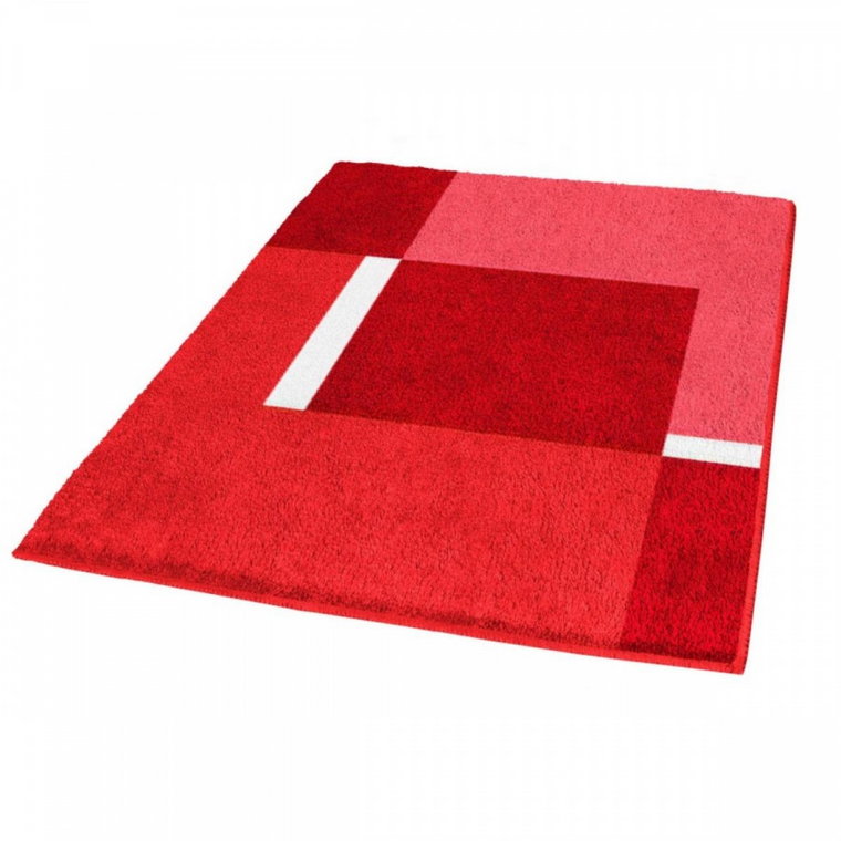 Dywanik łazienkowy czerwony 60x 90 cm Kleine Wolke Dakota kod: 4598453519