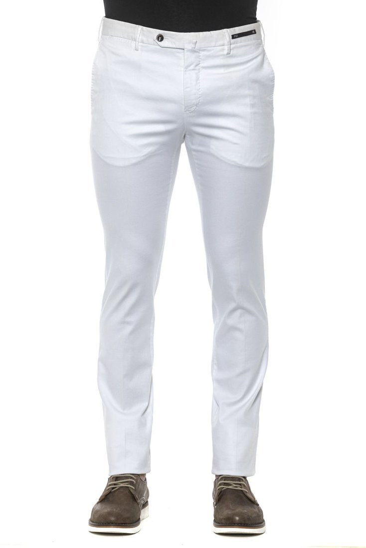 Spodnie marki PT Torino model NT84 CODT01Z00CLA kolor Biały. Odzież męska. Sezon: