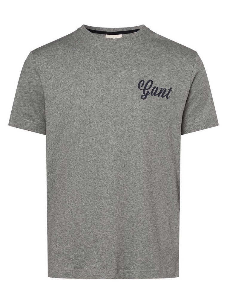 Gant - T-shirt męski, szary