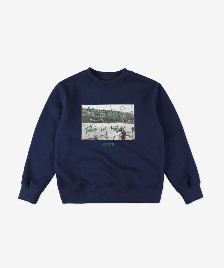 Crewneck Ufo Dark Blue 146/152