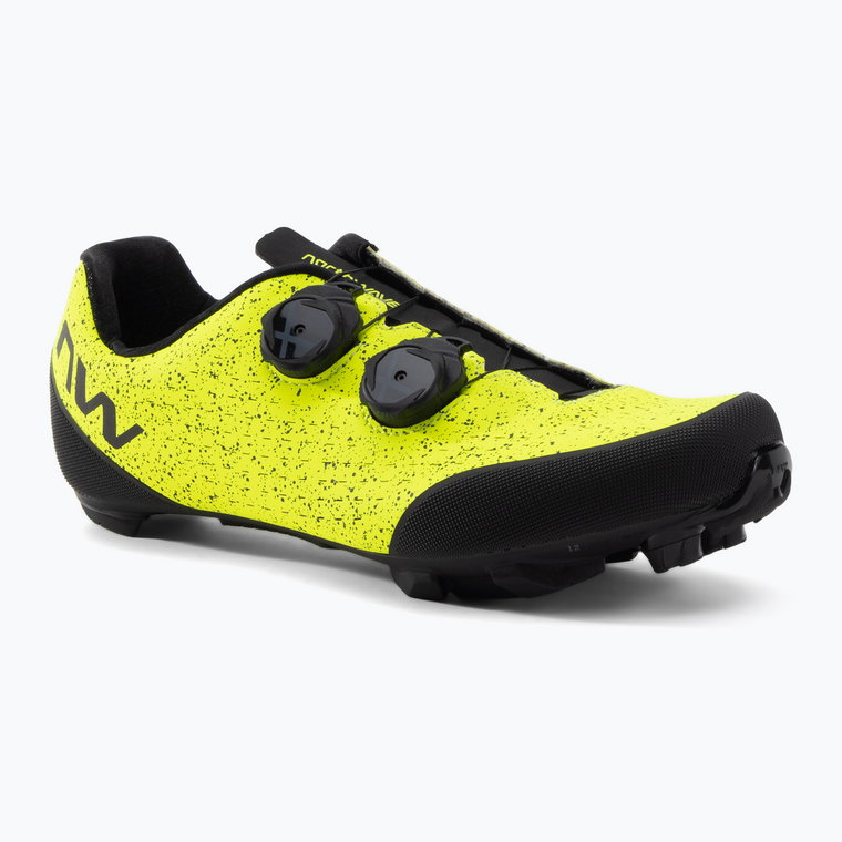 Buty rowerowe MTB męskie Northwave Rebel 3 yellow fluo/black