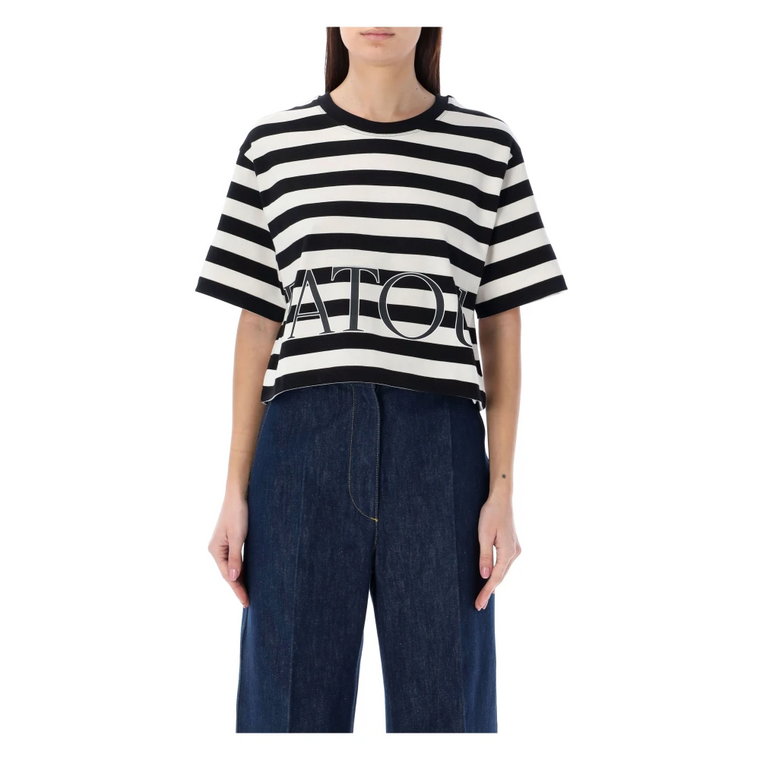 Prążkowany crop top Patou