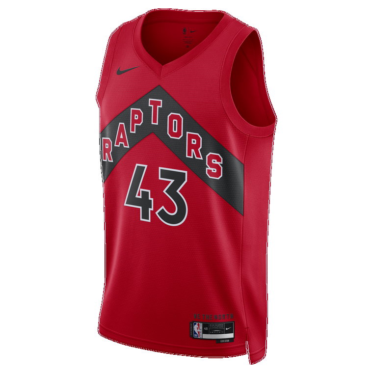 Koszulka męska Nike Dri-FIT NBA Swingman Toronto Raptors Icon Edition 2022/23 - Czerwony