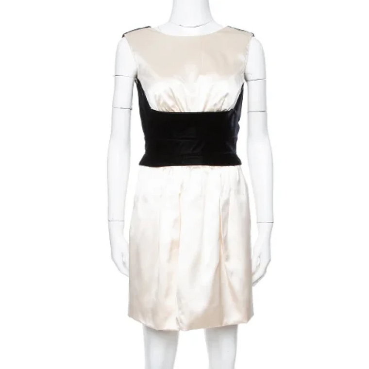 Pre-owned Silk dresses Yves Saint Laurent Vintage