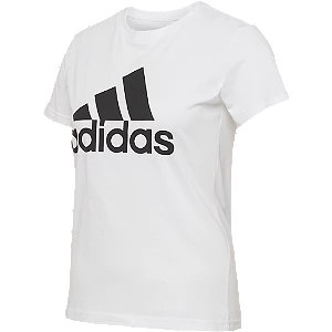 Biały tshirt adidas - Damskie - Kolor: Białe - Rozmiar: S