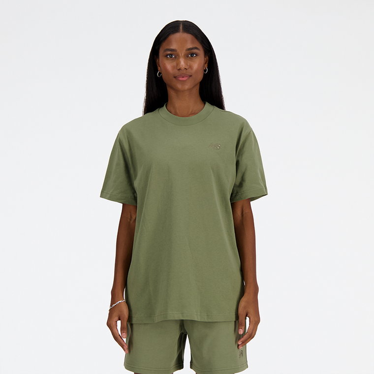 Koszulka damska New Balance WT41501DEK  zielona