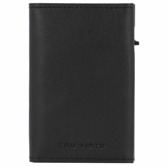 Tru Virtu Etui na karty kredytowe Click & Slide Sleek RFID Leather 6,5 cm black-black