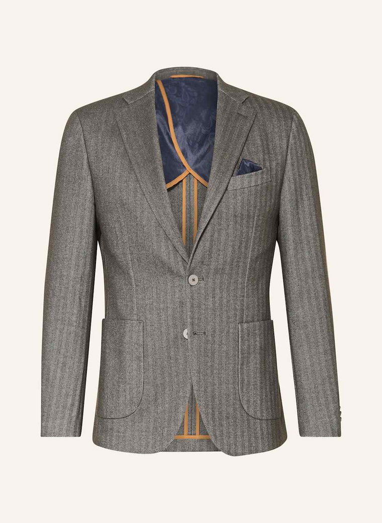 Paul Marynarka Garniturowa Slim Fit braun