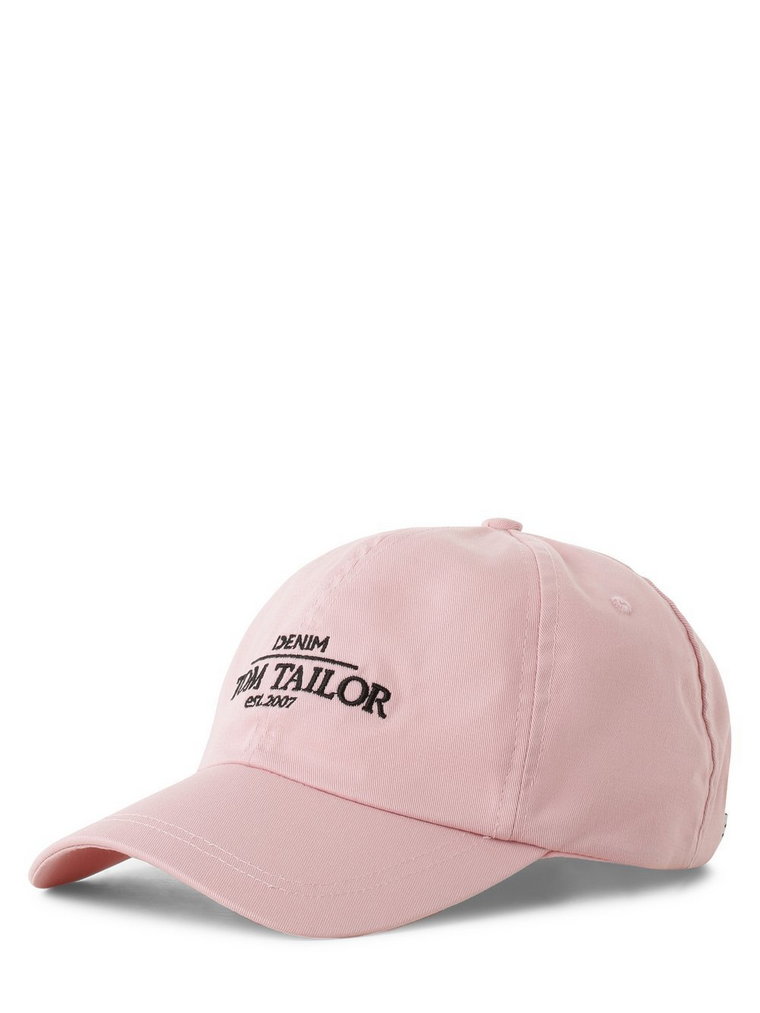 Tom Tailor Denim - Damska czapka z daszkiem, różowy