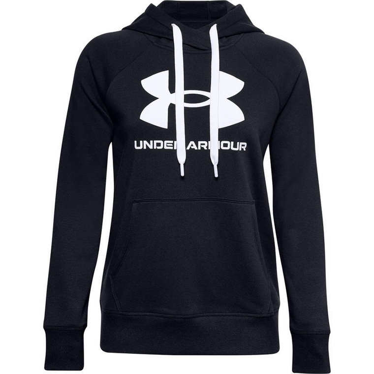 Bluza damska Under Armour Rival Fleece Logo Hoodie głęboka czerń