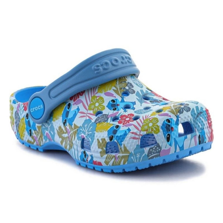 Klapki Crocs Toddler&#39;s Disney Stitch Classic Clog 209471-4TB niebieskie