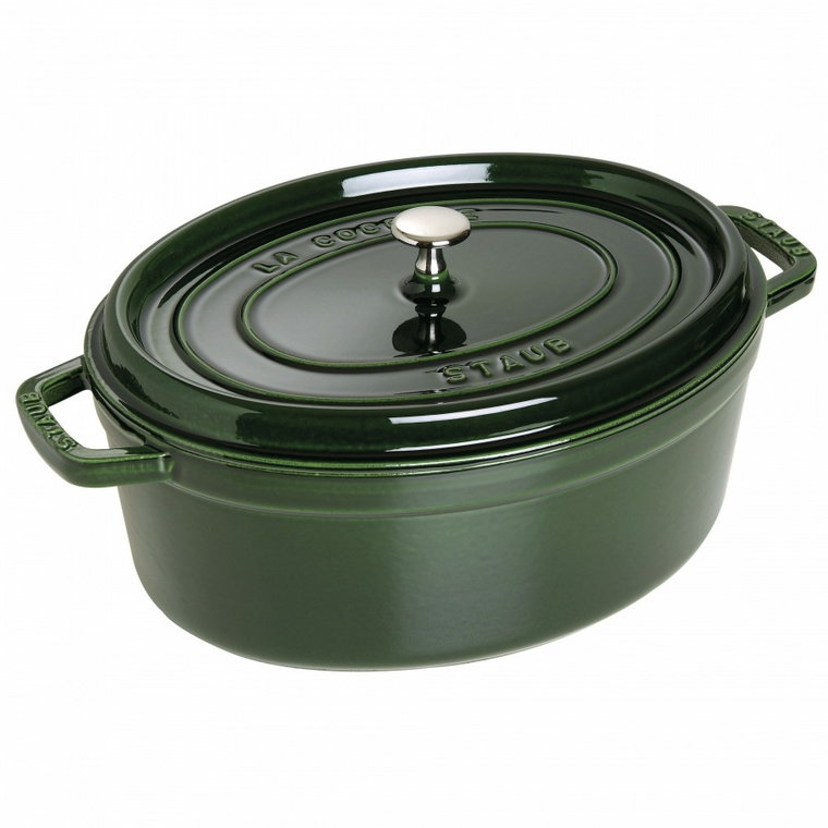 Garnek żeliwny owalny Staub - 6.7 ltr, Zielony kod: 40509-691-0