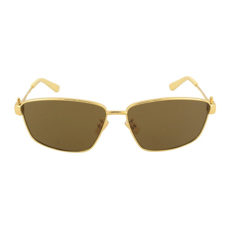 Gold/Brown Sunglasses Bottega Veneta