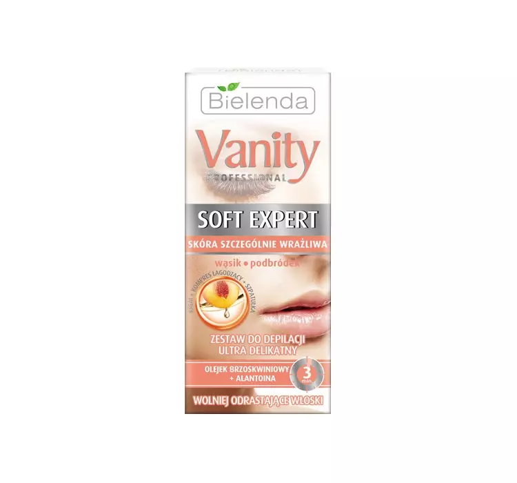 BIELENDA VANITY PROFESSIONAL SOFT EXPERT ZESTAW DO DEPILACJI ULTRA DELIKATNY