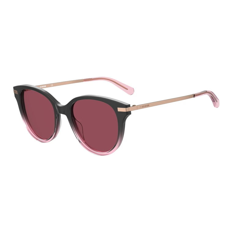 Czarne Różowe Okulary Mol030/S 3H2 Love Moschino