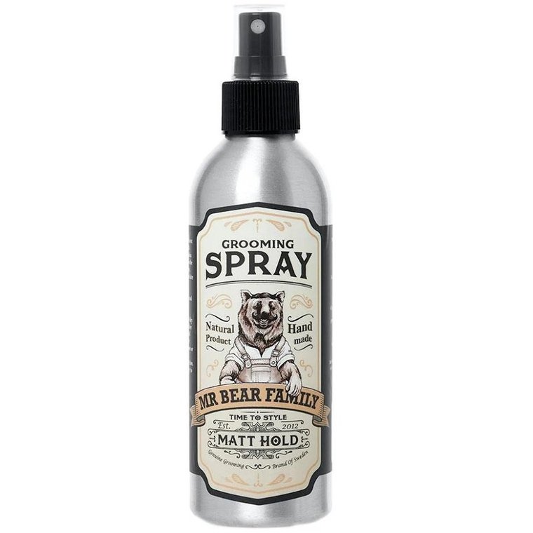 Mr. Bear Family, Grooming Spray, Tonik do stylizacji włosów Matt Hold, 200 ml