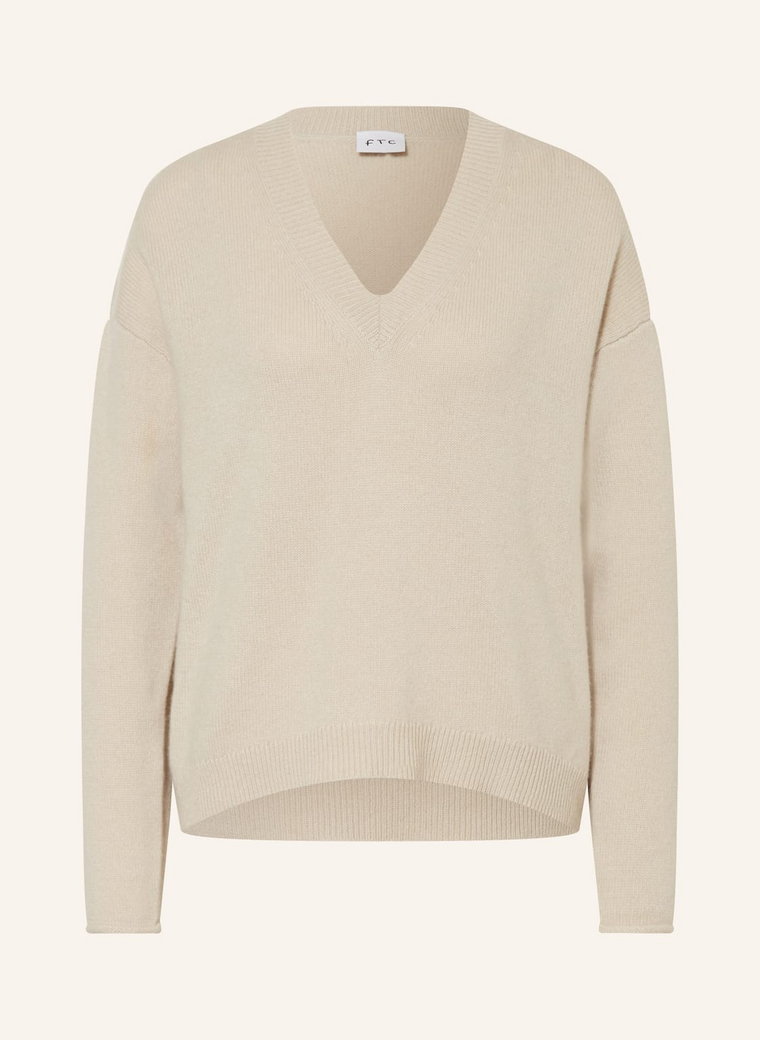 Ftc Cashmere Sweter Z Kaszmiru beige