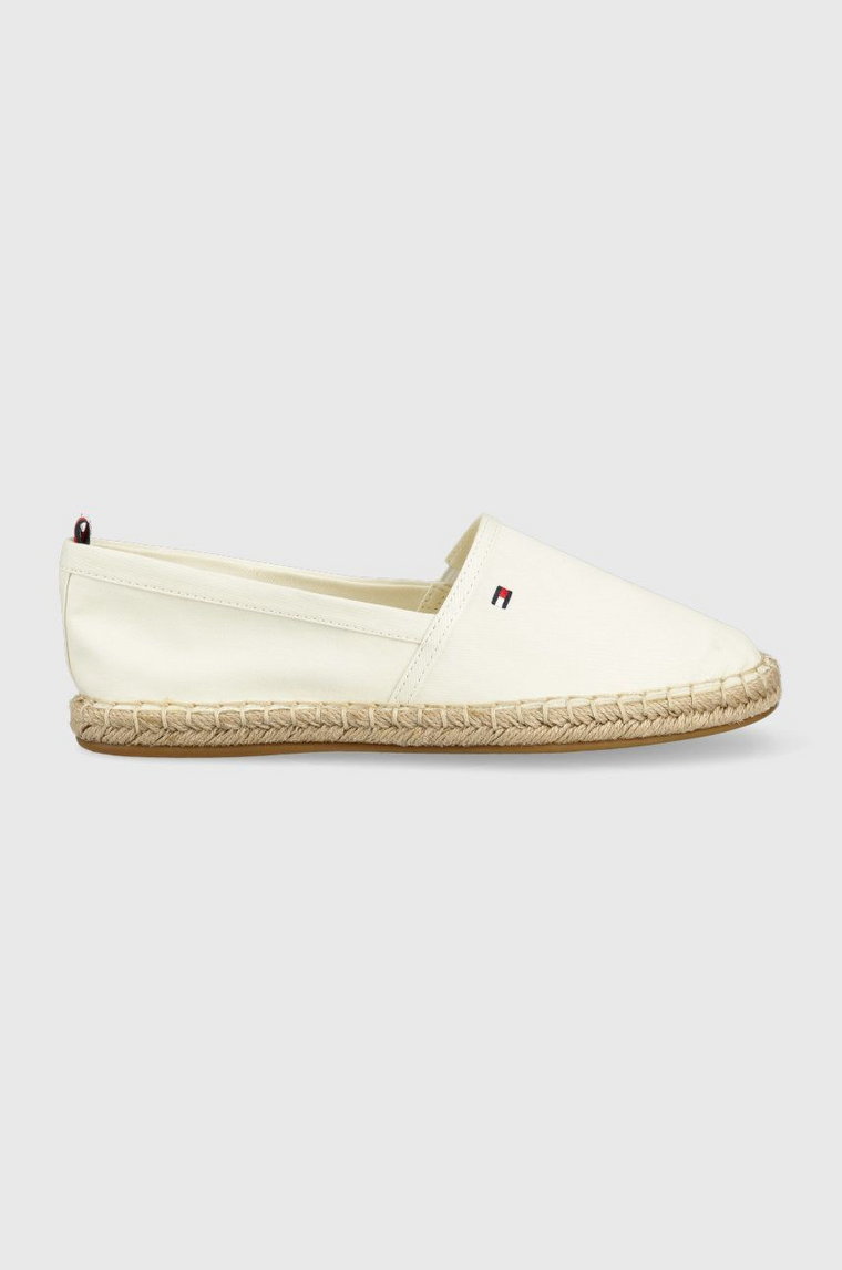 Tommy Hilfiger espadryle kolor biały