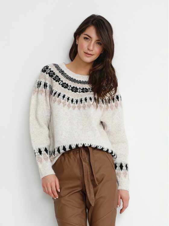 Sweter Cream